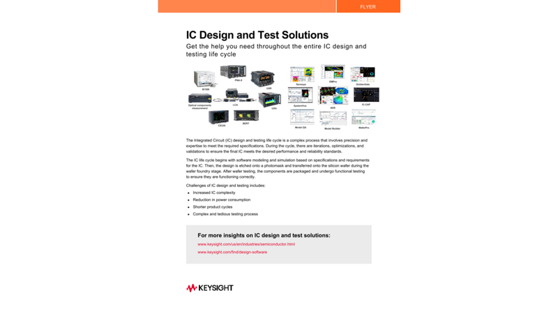 IC Design and Test Solutions